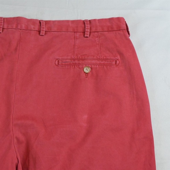 Peter Millar 38 x‎ 9" Red MC00B31 Winston Washed Twill Chino Shorts - Picture 4 of 5